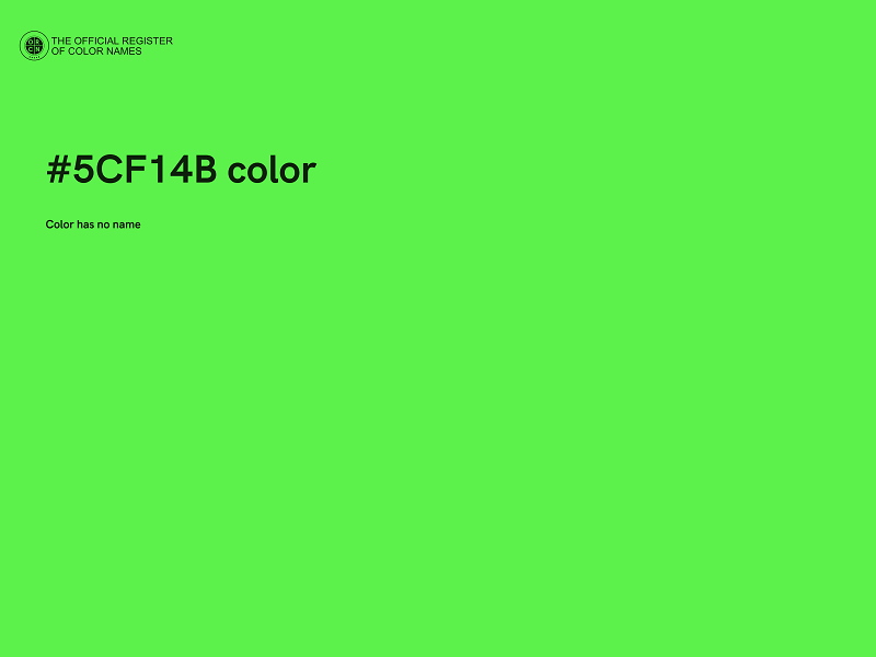 #5CF14B color image