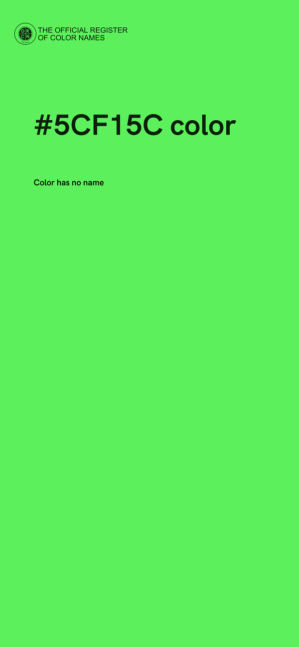 #5CF15C color image