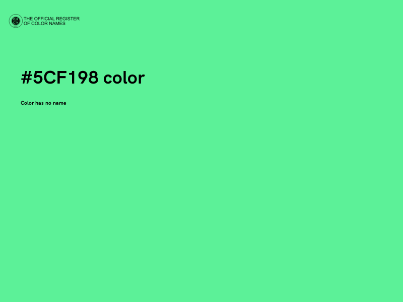 #5CF198 color image