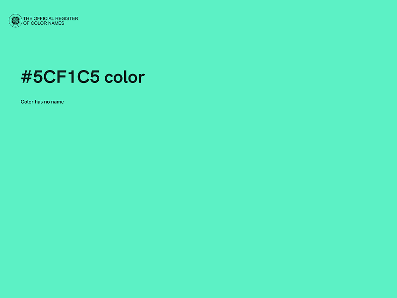 #5CF1C5 color image