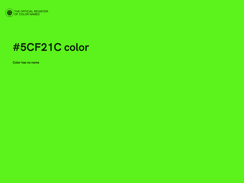 #5CF21C color image