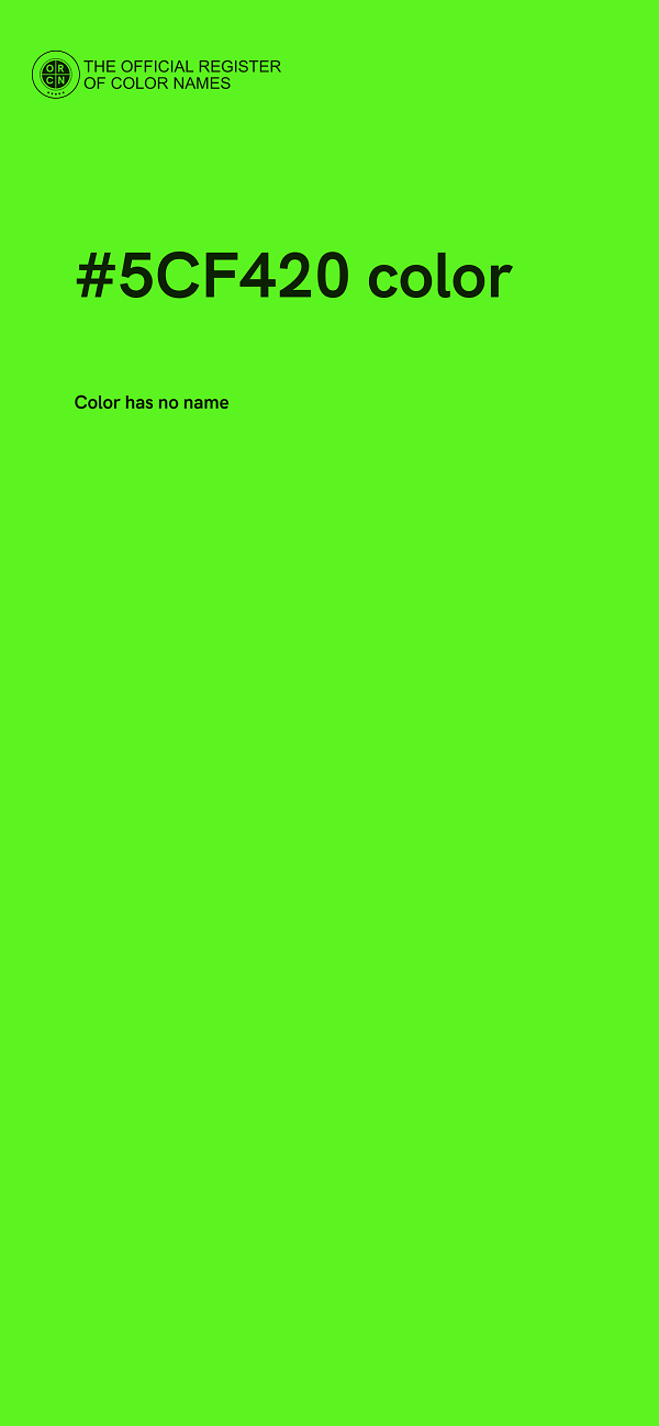 #5CF420 color image