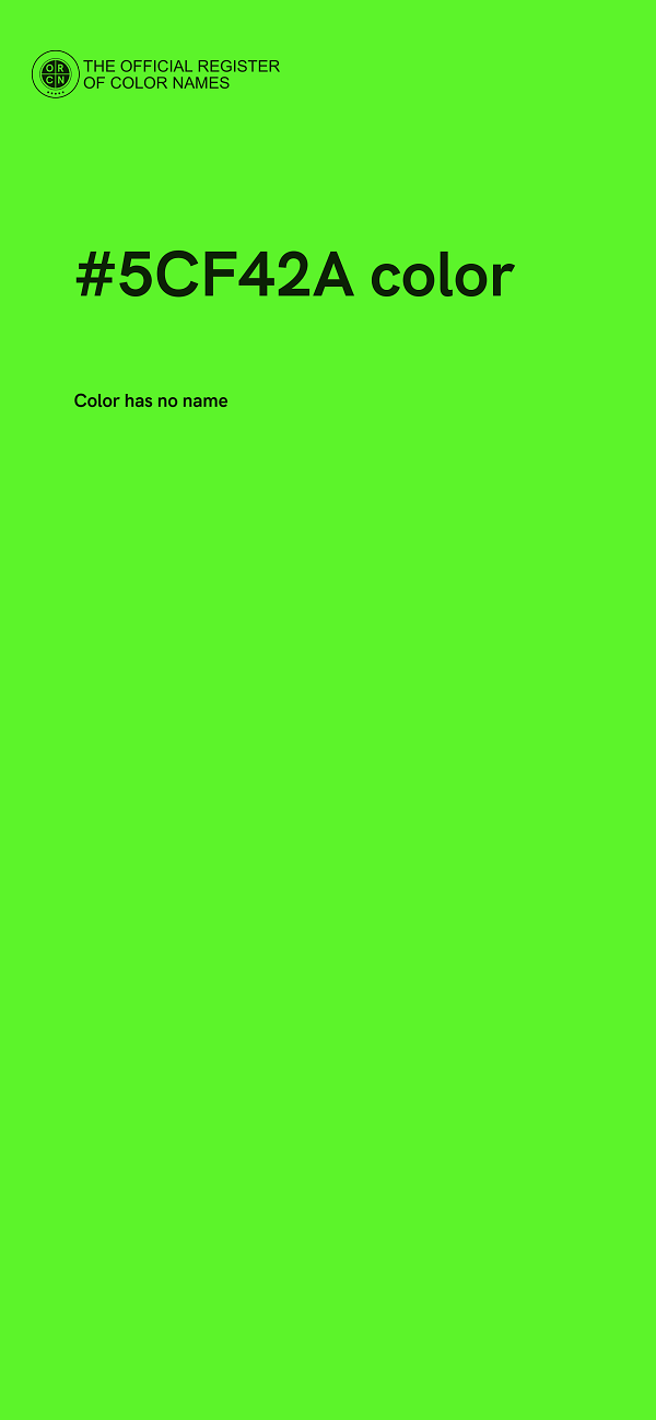 #5CF42A color image