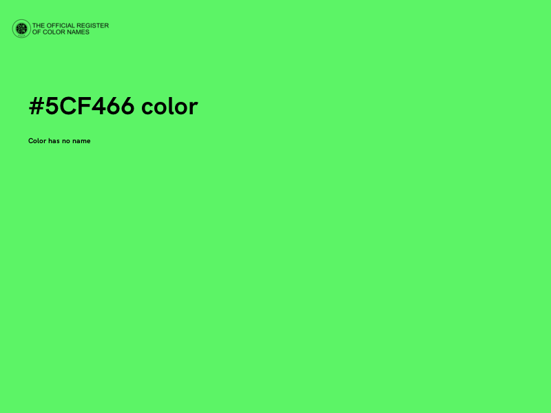 #5CF466 color image