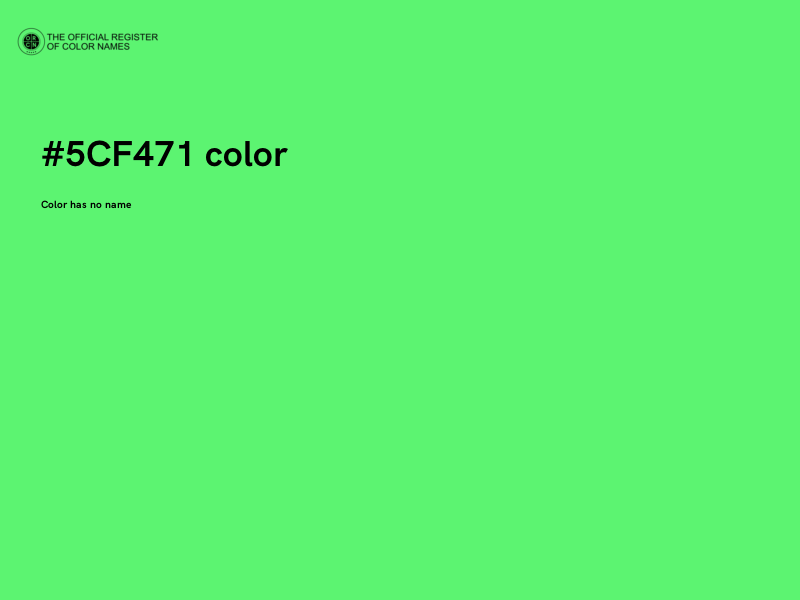 #5CF471 color image