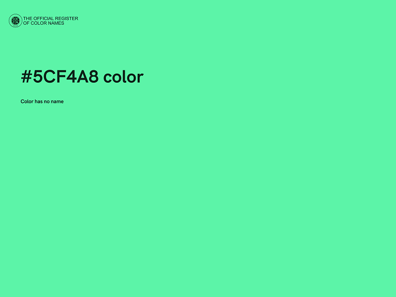 #5CF4A8 color image