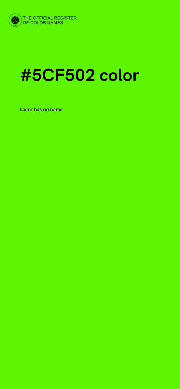 #5CF502 color image