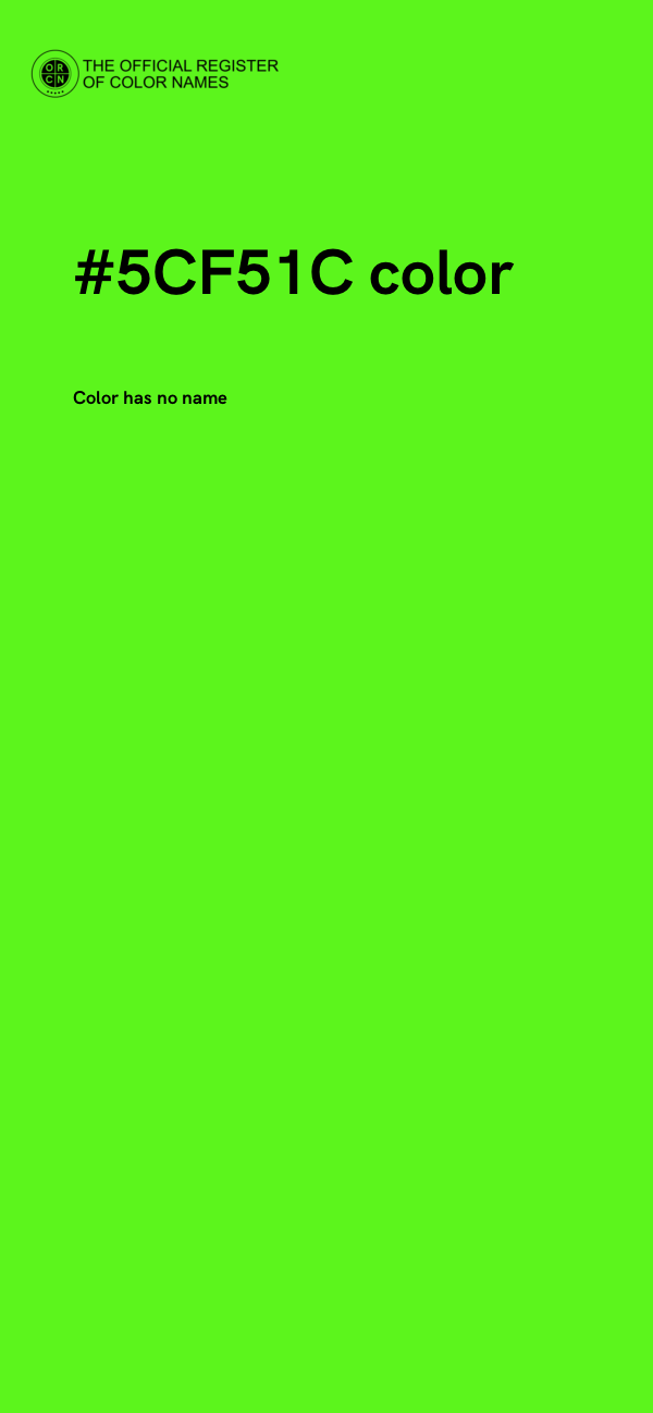 #5CF51C color image