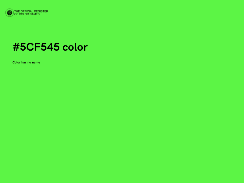 #5CF545 color image