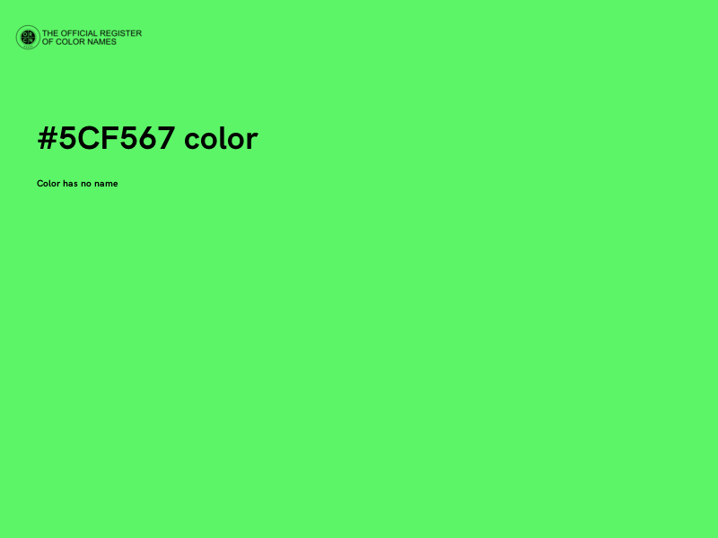 #5CF567 color image
