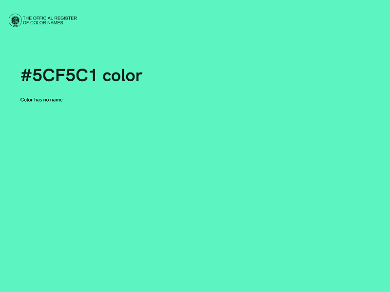 #5CF5C1 color image