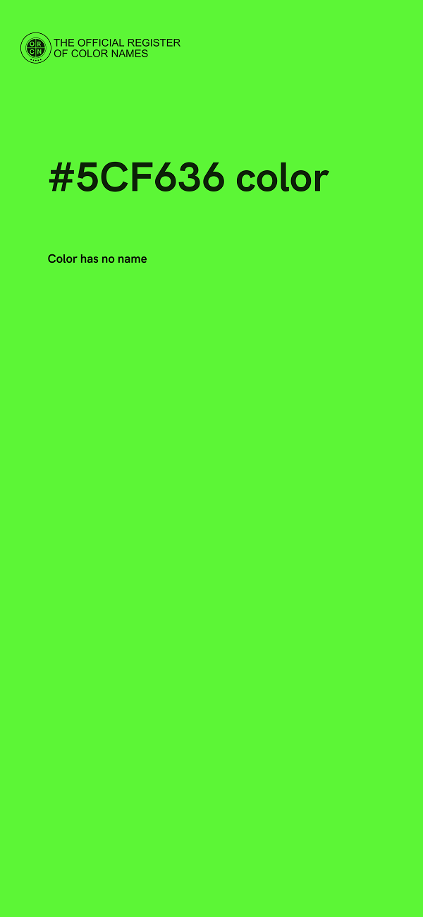 #5CF636 color image