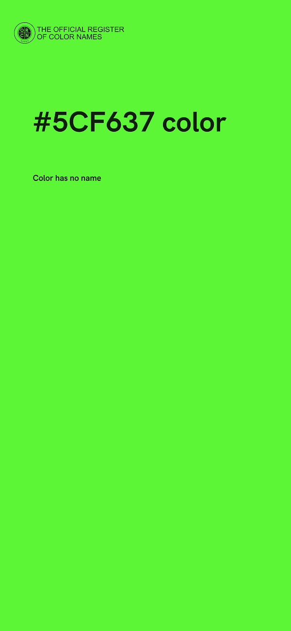 #5CF637 color image