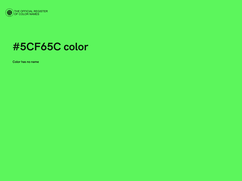 #5CF65C color image