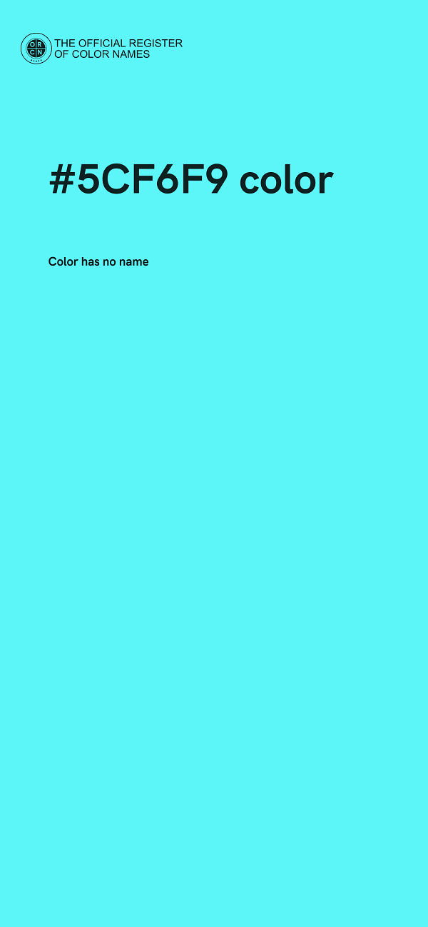 #5CF6F9 color image