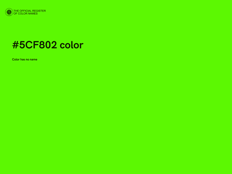 #5CF802 color image