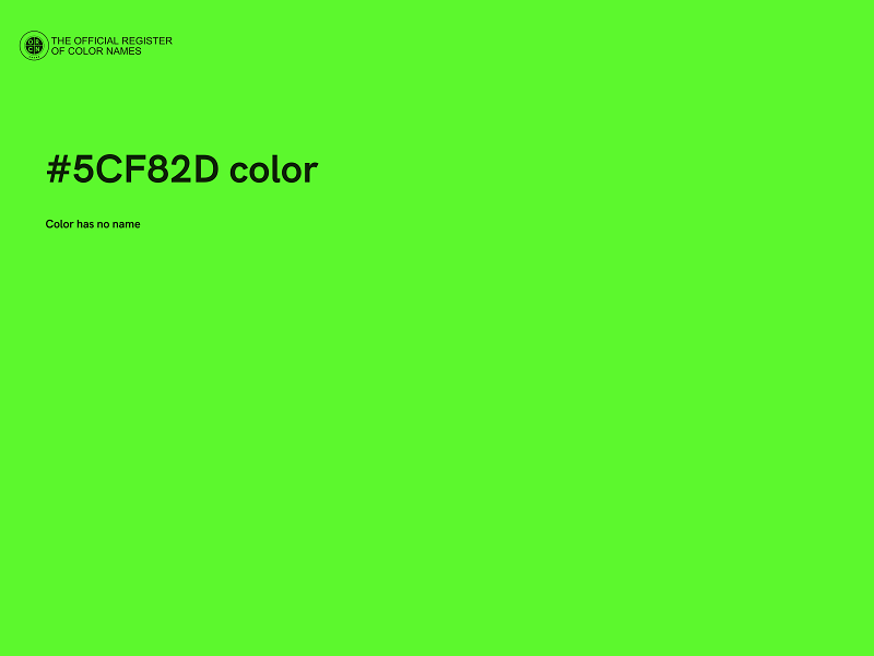 #5CF82D color image