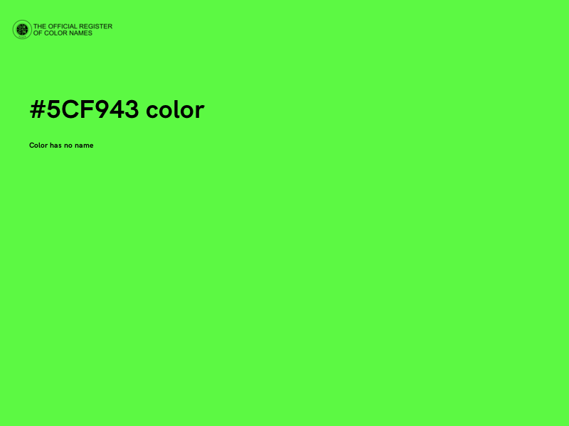 #5CF943 color image