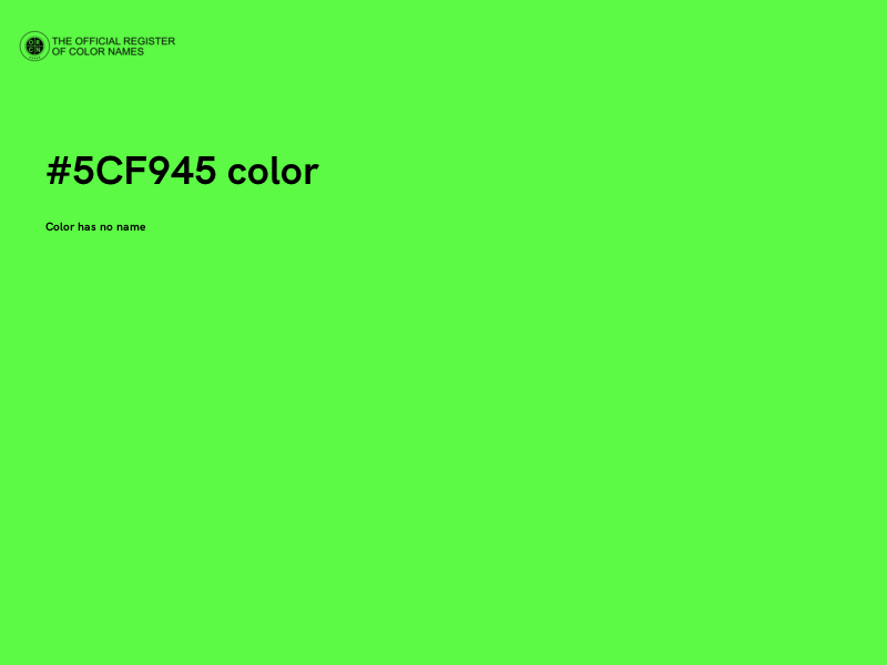 #5CF945 color image