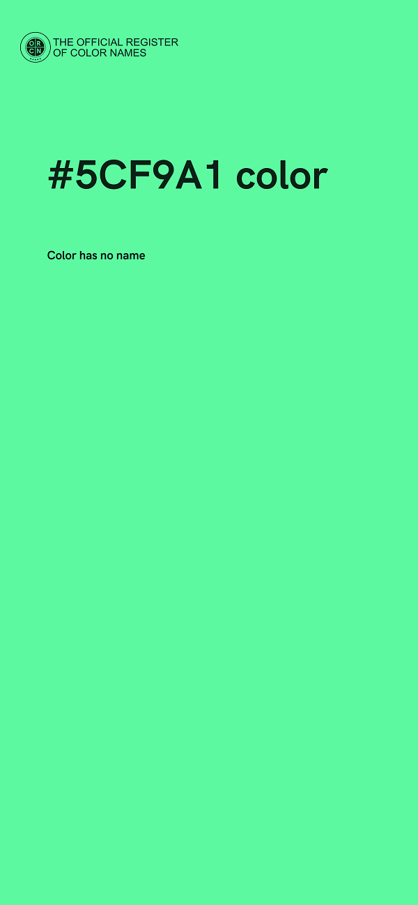 #5CF9A1 color image