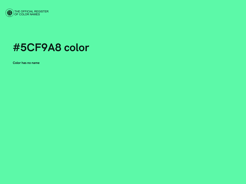 #5CF9A8 color image