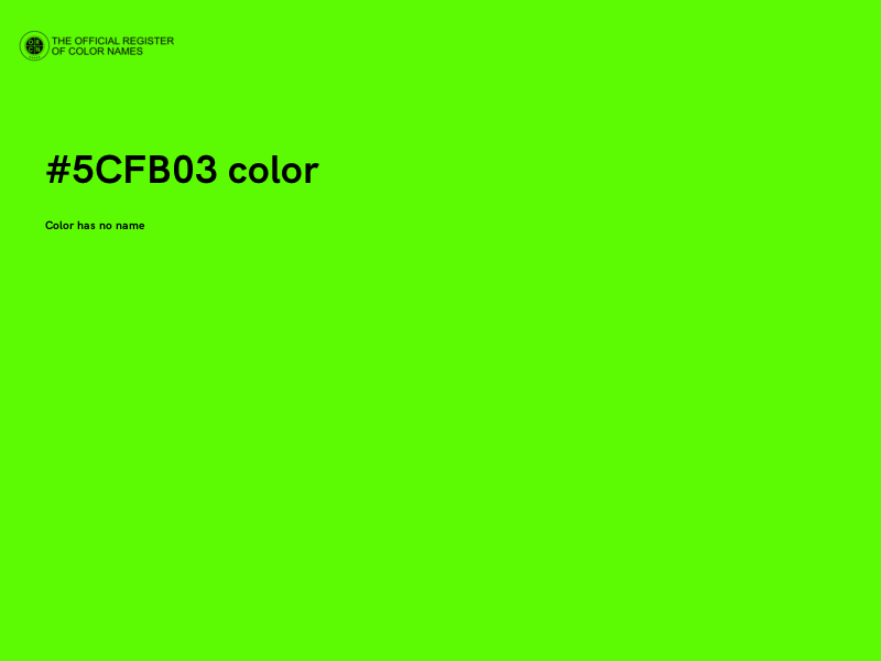 #5CFB03 color image
