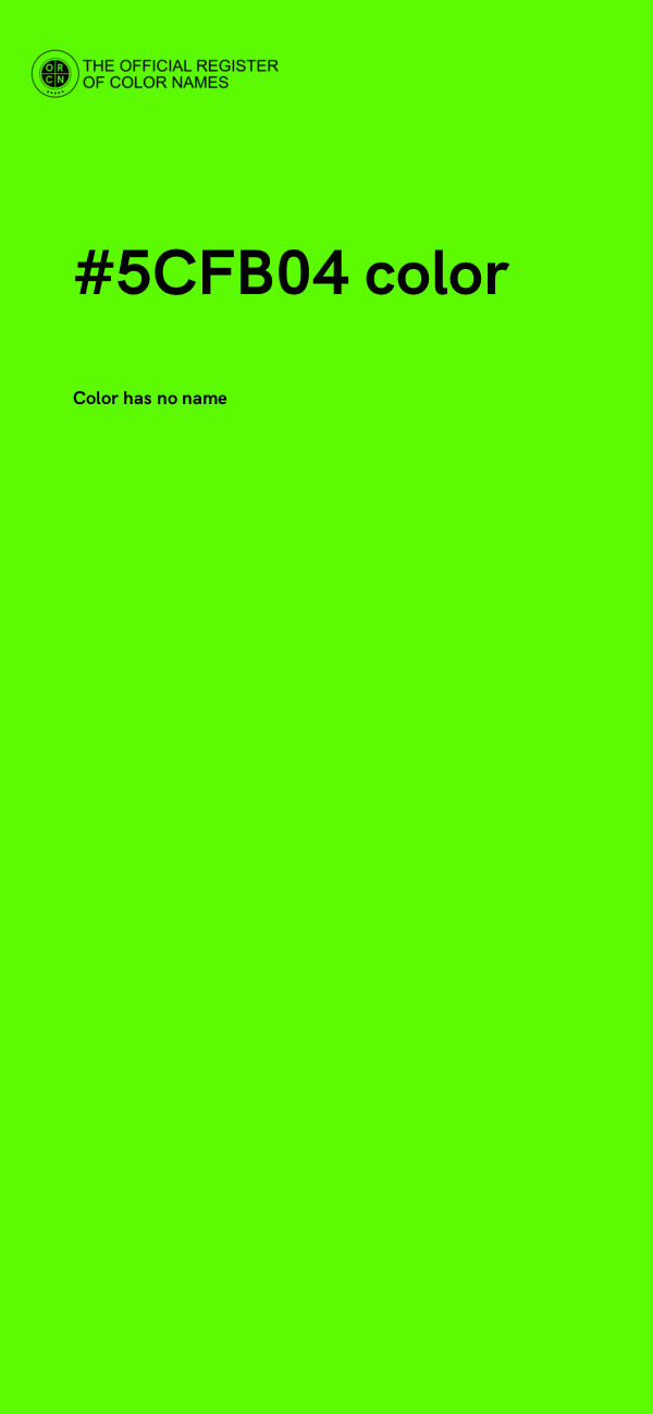 #5CFB04 color image