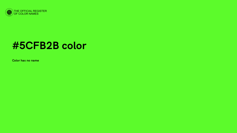 #5CFB2B color image