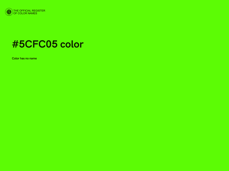 #5CFC05 color image