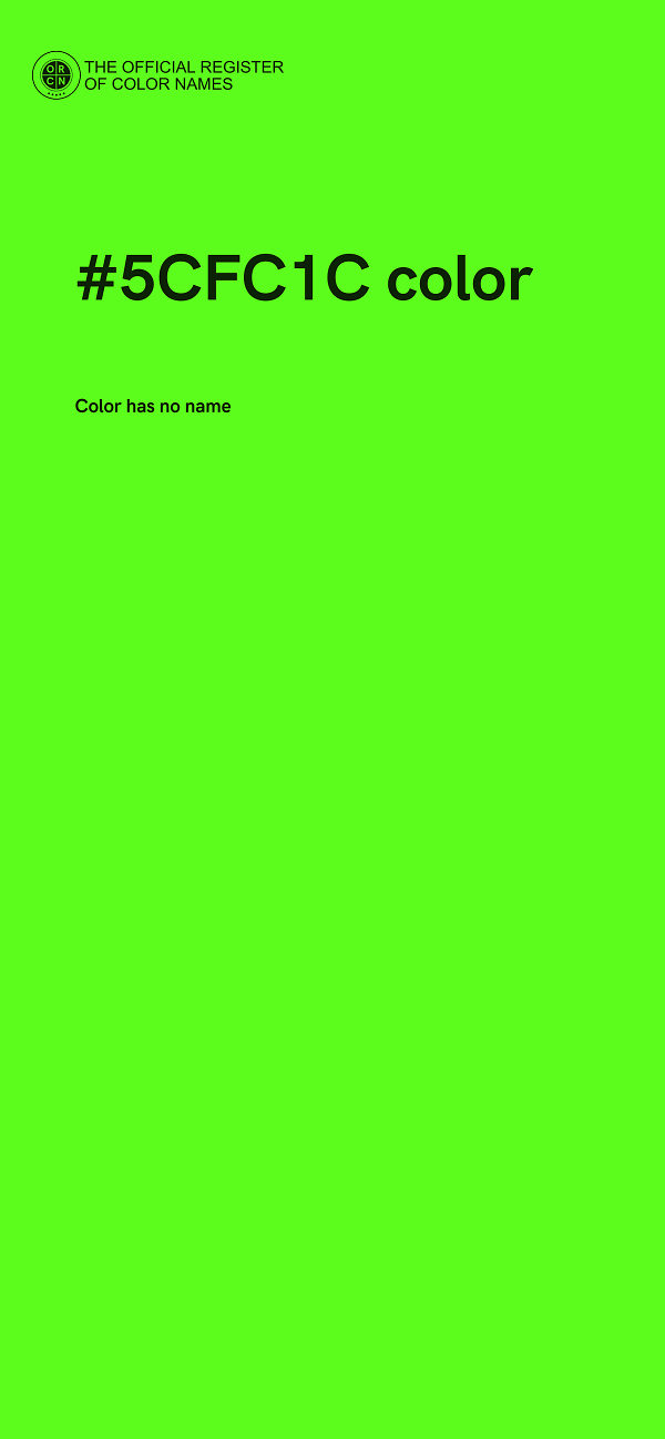 #5CFC1C color image
