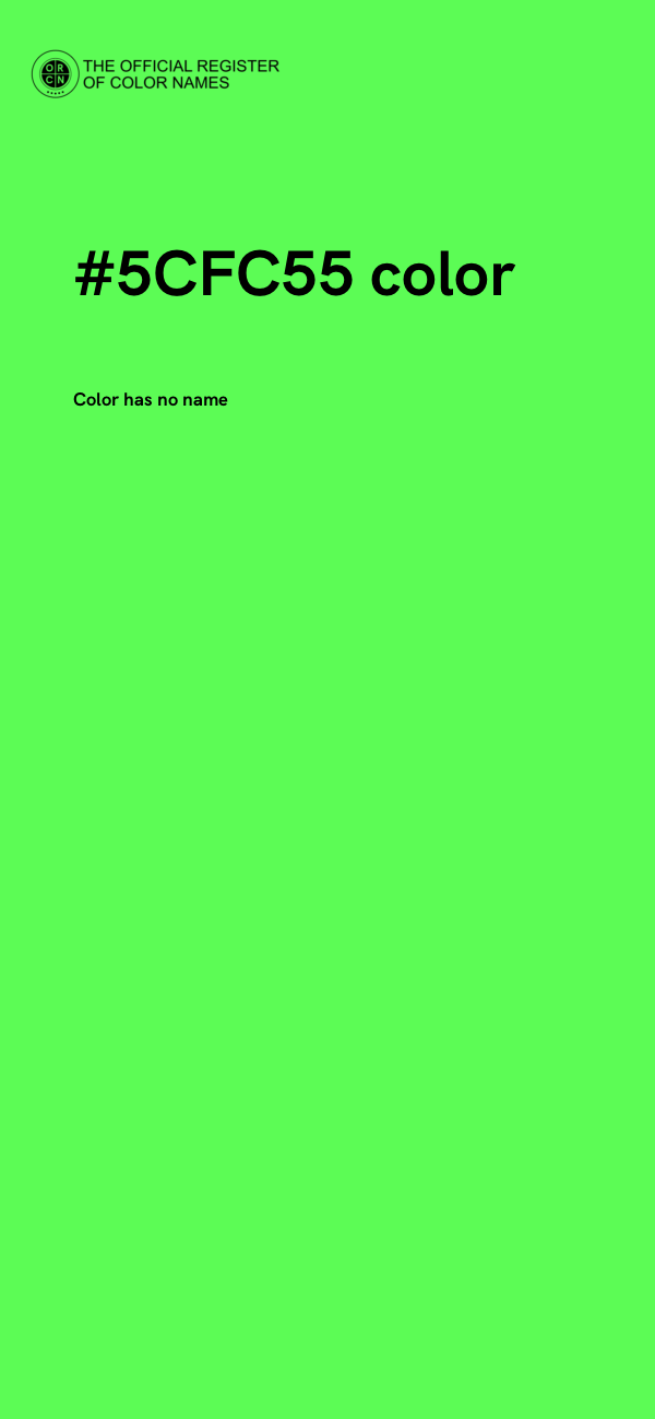 #5CFC55 color image