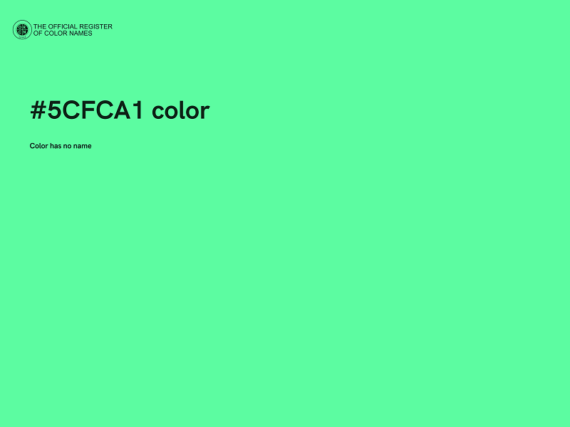 #5CFCA1 color image