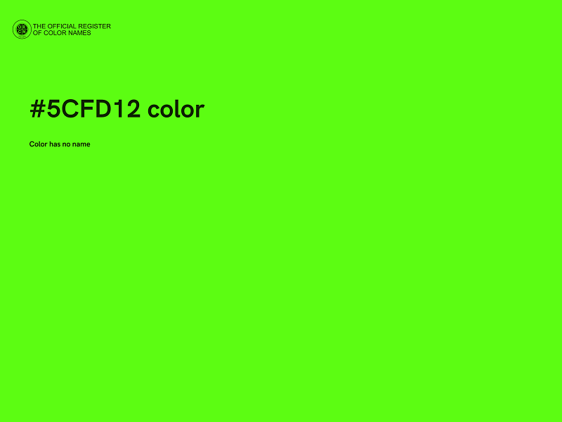 #5CFD12 color image