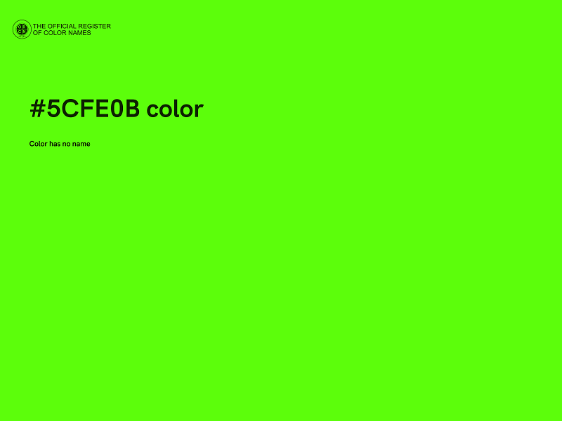 #5CFE0B color image