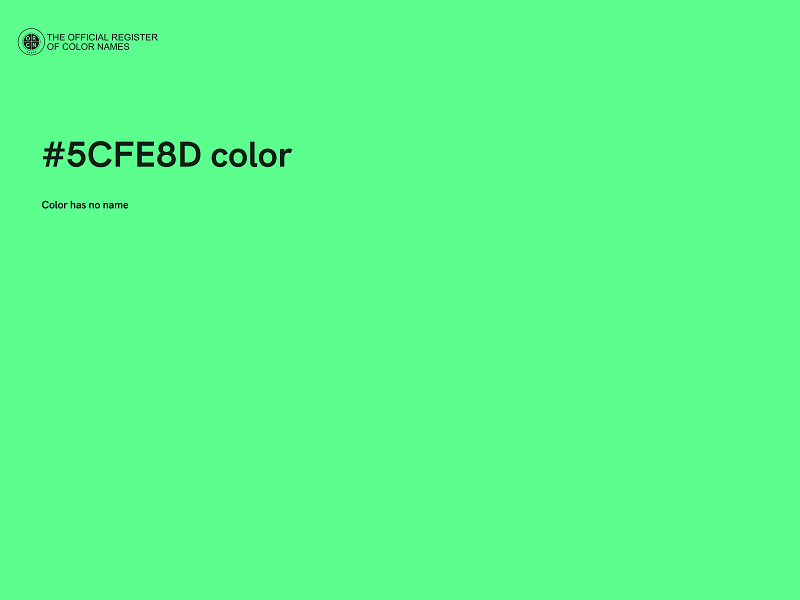 #5CFE8D color image