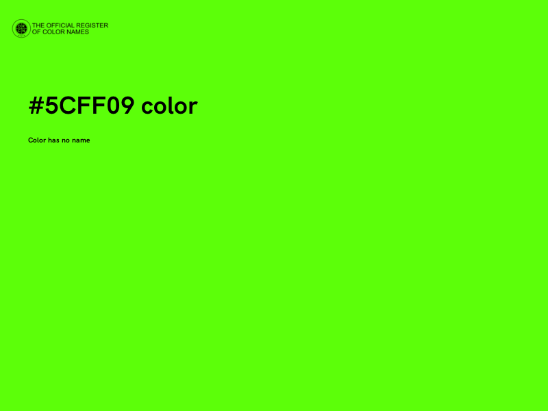 #5CFF09 color image