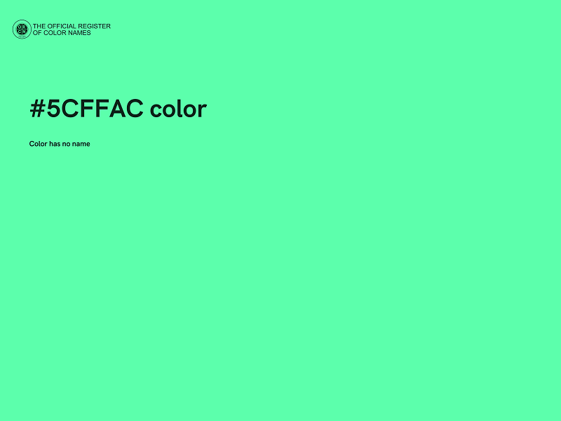 #5CFFAC color image