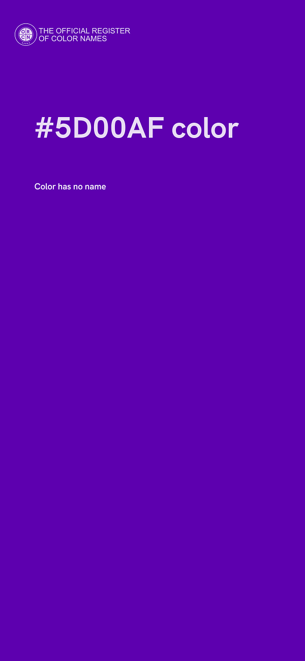 #5D00AF color image