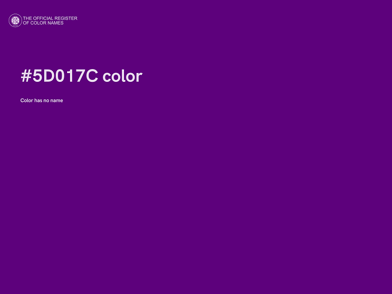 #5D017C color image