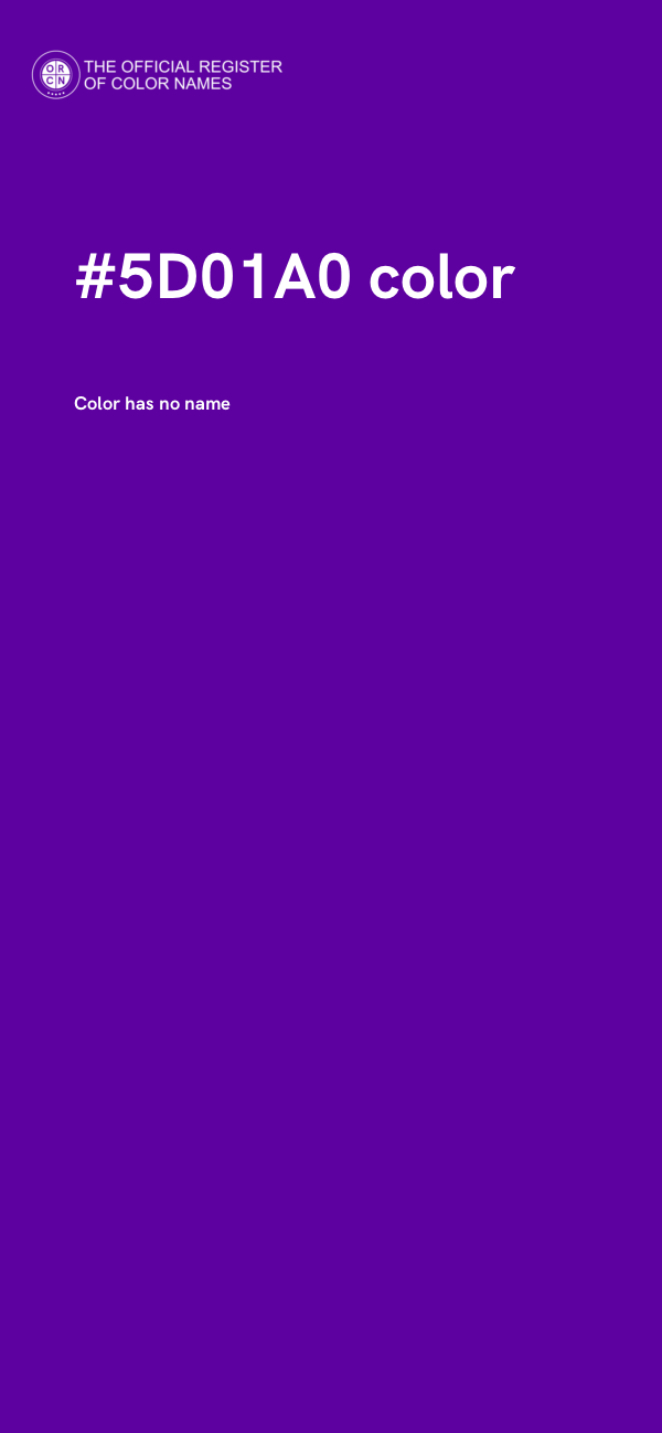 #5D01A0 color image
