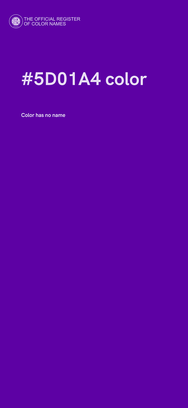 #5D01A4 color image