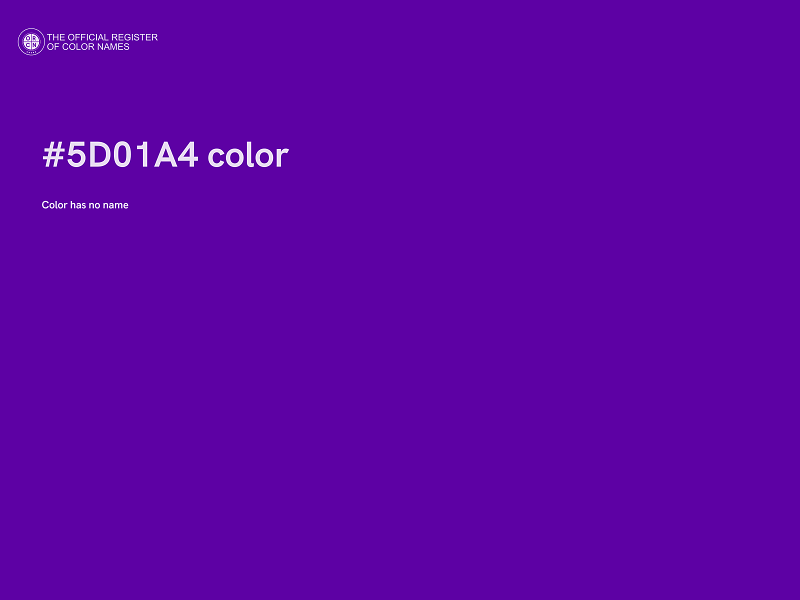 #5D01A4 color image