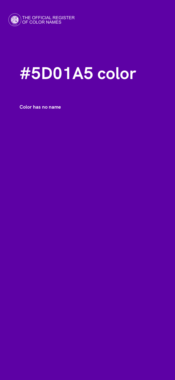 #5D01A5 color image