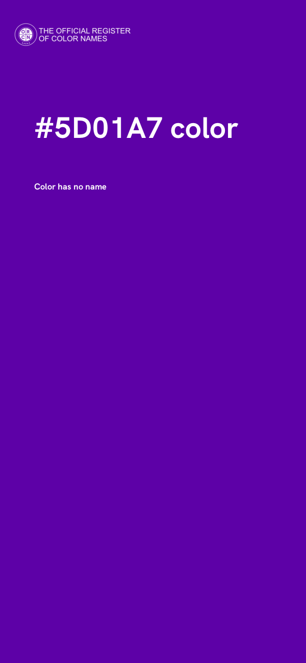 #5D01A7 color image