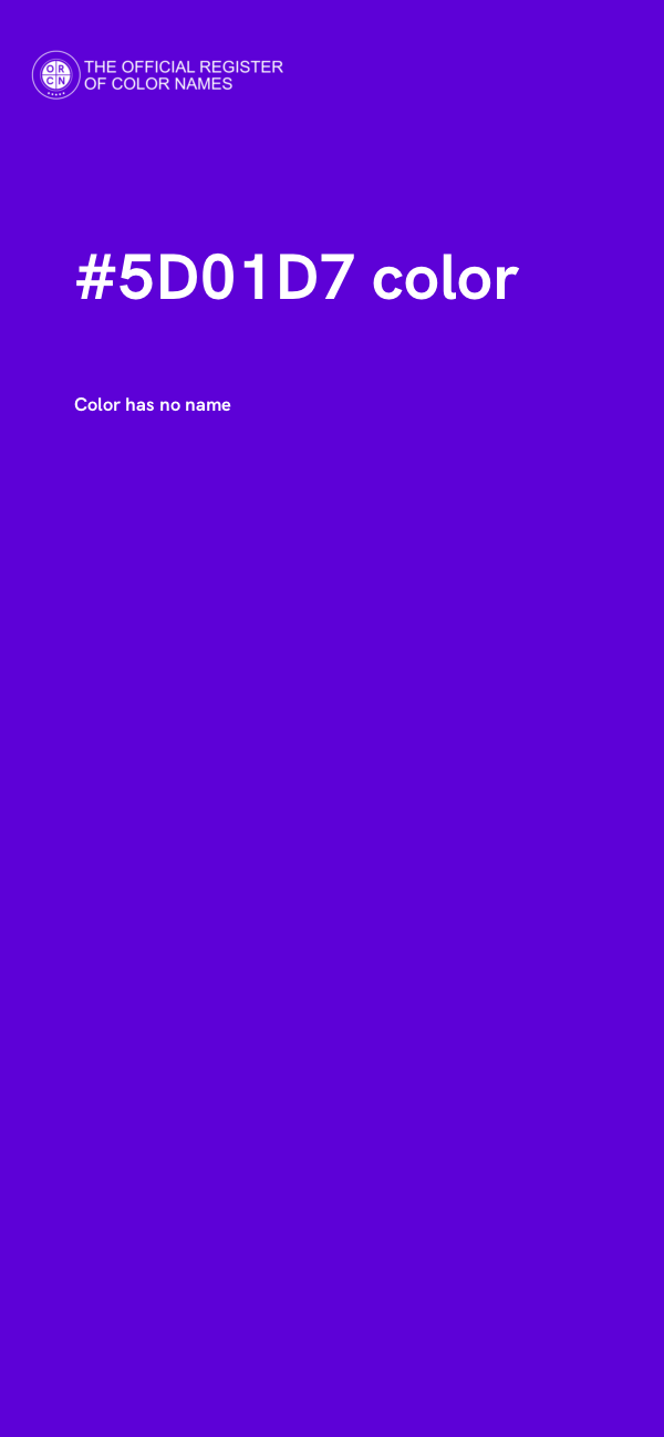 #5D01D7 color image