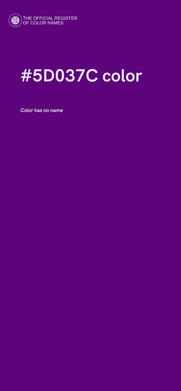 #5D037C color image