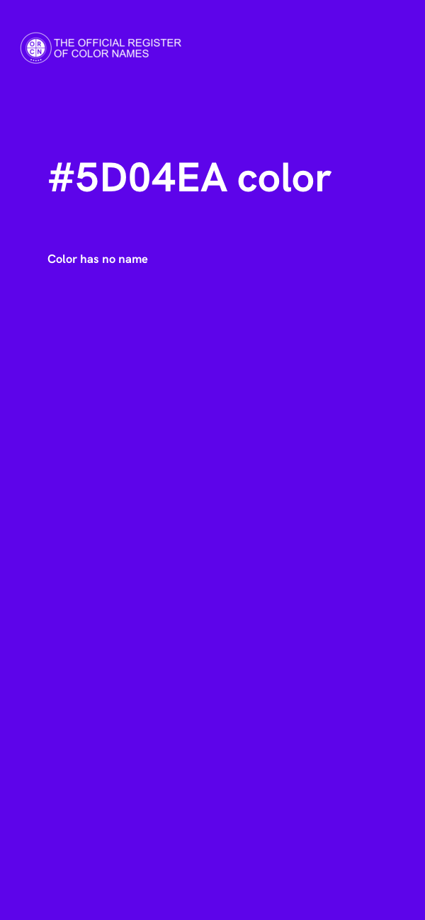 #5D04EA color image