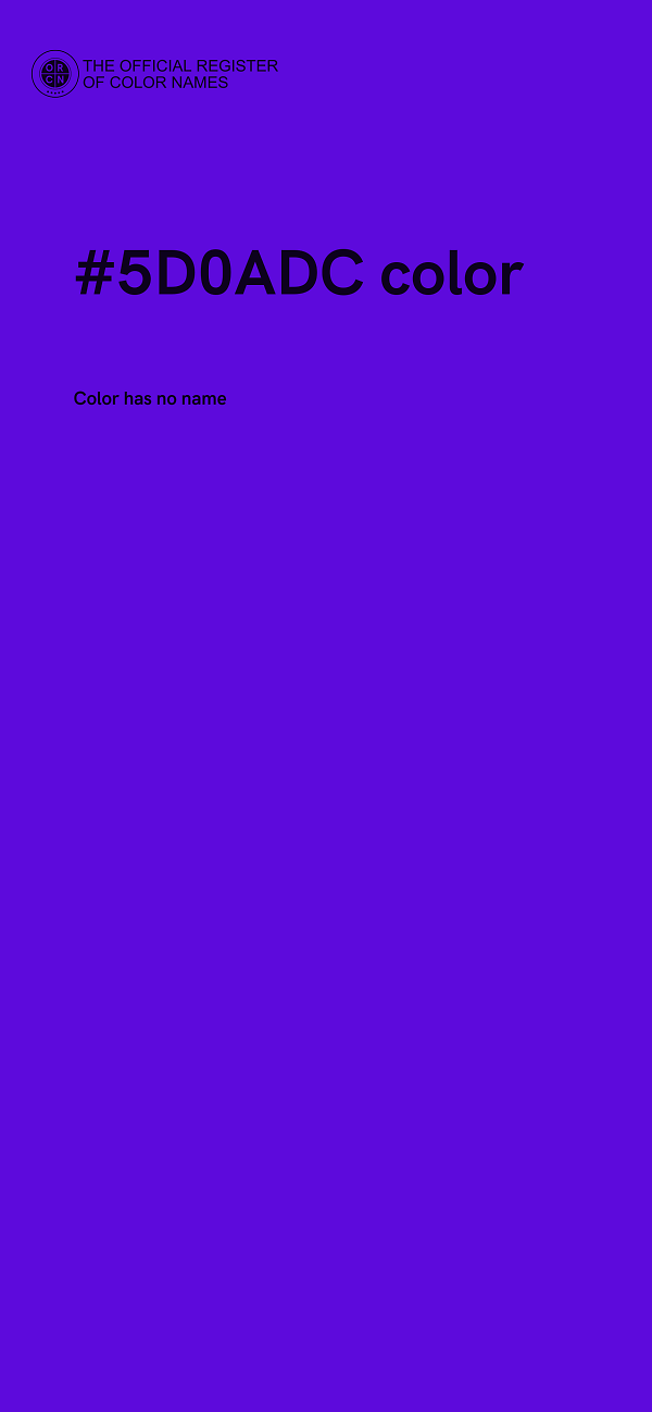 #5D0ADC color image