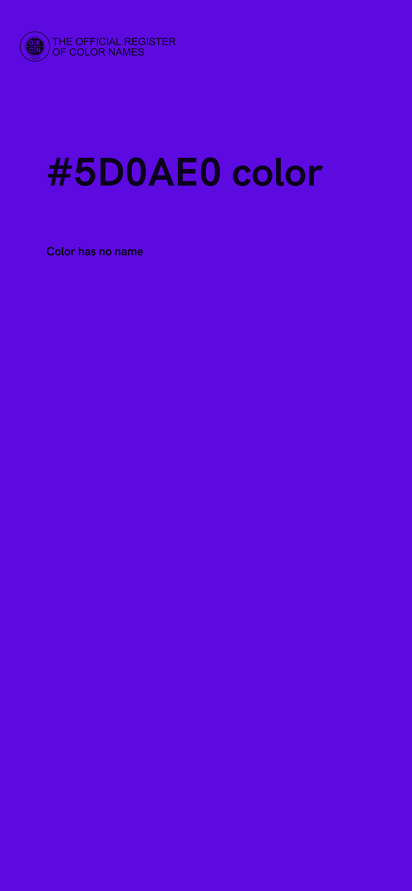 #5D0AE0 color image