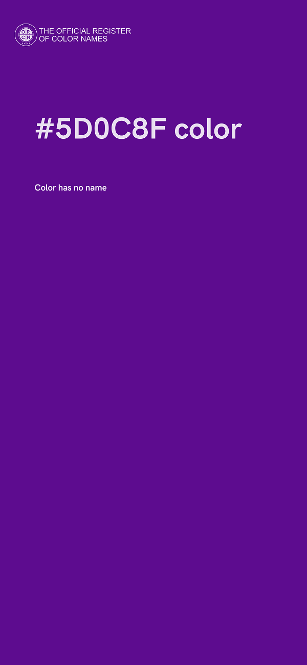 #5D0C8F color image